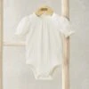 Mamas & Papas Cotton Rich Ribbed Frill Bodysuit (0 Mths-3 Yrs)