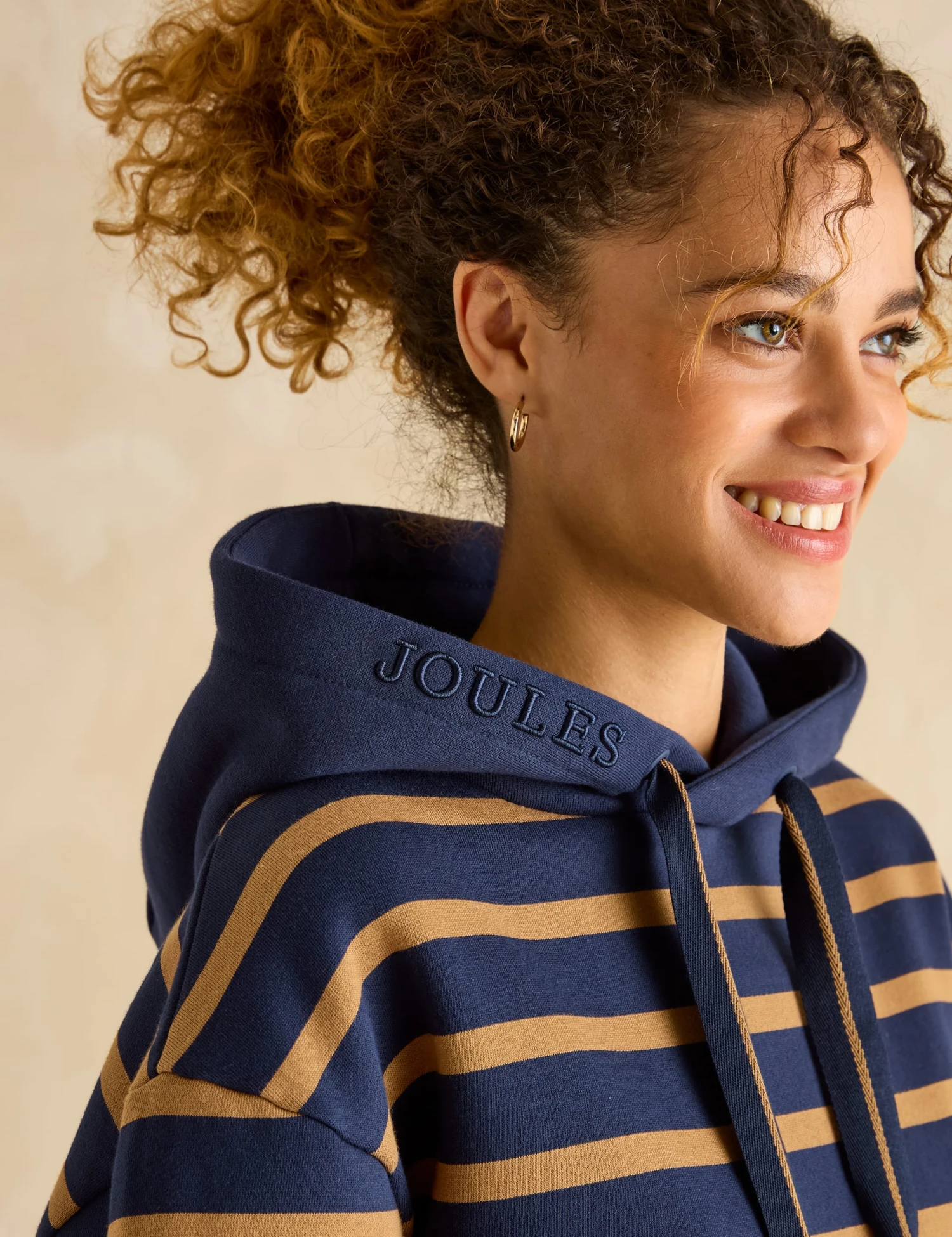 Joules Cotton Rich Striped Hoodie 5 Joules Cotton Rich Striped Hoodie - Image 5