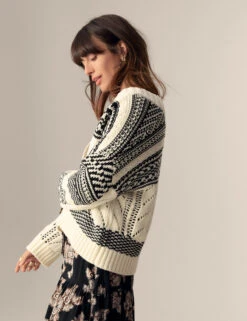 Cotton Rich Striped Textured V-Neck Cardigan -Marksandspencer Sale Store Cotton Rich Striped Textured V Neck Cardigan 2