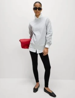 Cotton Rich Sweatshirt -Marksandspencer Sale Store Cotton Rich Sweatshirt 2