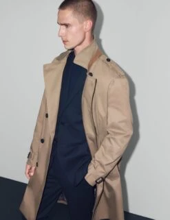 Cotton Rich Trench -Marksandspencer Sale Store Cotton Rich Trench 3