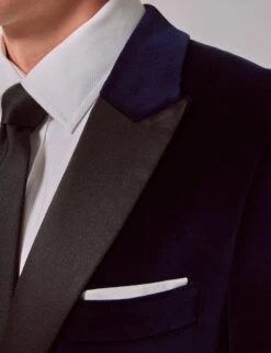 Cotton Rich Velvet Suit Jacket -Marksandspencer Sale Store Cotton Rich Velvet Suit Jacket 2