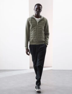 Cotton Rich Zip Up Hooded Jacket With Stormwear™