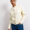 Crew Neck Button Through Cardigan With Wool -Marksandspencer Sale Store Crew Neck Button Through Cardigan with Wool
