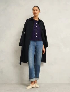 Crew Neck Cardigan With Wool -Marksandspencer Sale Store Crew Neck Cardigan with Wool 3