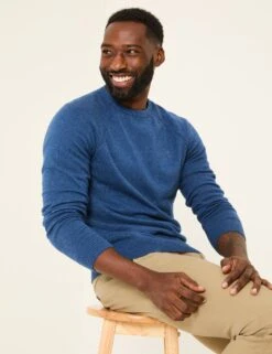 Crew Neck Jumper With Cashmere 14 Crew Neck Jumper With Cashmere -Marksandspencer Sale Store Crew Neck Jumper with Cashmere 4