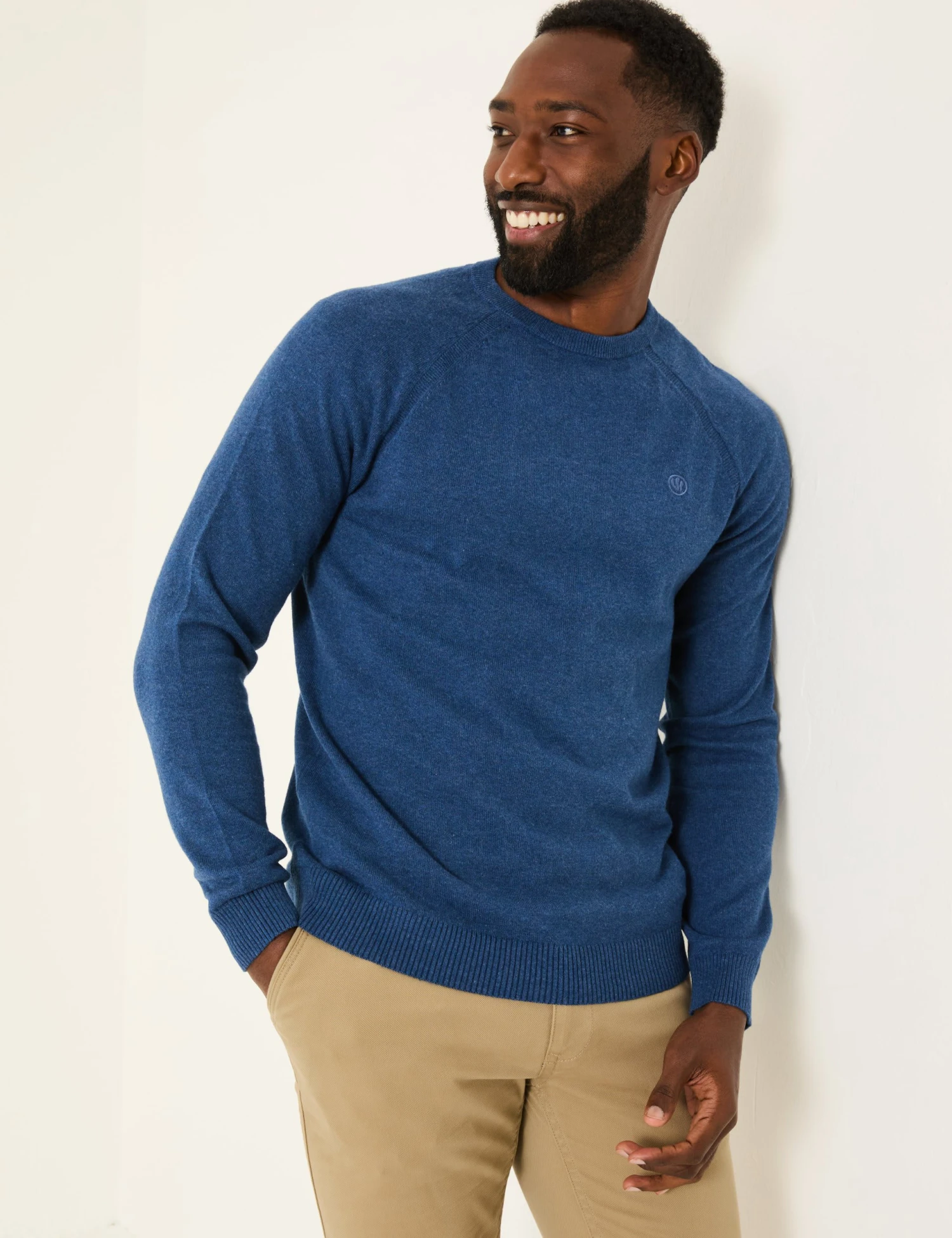 Crew Neck Jumper With Cashmere 1 Crew Neck Jumper With Cashmere