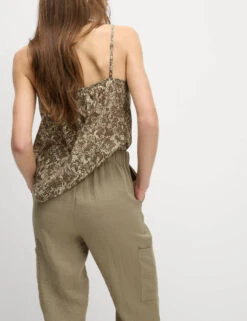 Crinkle Cargo Cuffed Joggers 20 Crinkle Cargo Cuffed Joggers -Marksandspencer Sale Store Crinkle Cargo Cuffed Joggers 3