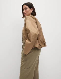 Crinkle Cargo Cuffed Joggers 22 Crinkle Cargo Cuffed Joggers -Marksandspencer Sale Store Crinkle Cargo Cuffed Joggers 5