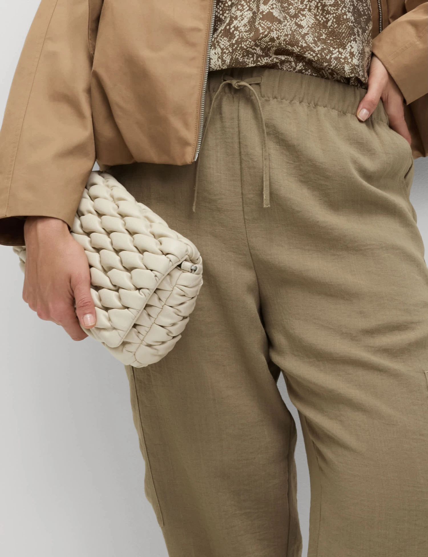 Crinkle Cargo Cuffed Joggers 7 Crinkle Cargo Cuffed Joggers - Image 7