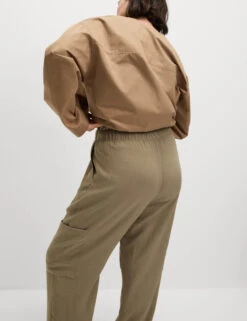 Crinkle Cargo Cuffed Joggers 24 Crinkle Cargo Cuffed Joggers -Marksandspencer Sale Store Crinkle Cargo Cuffed Joggers 7