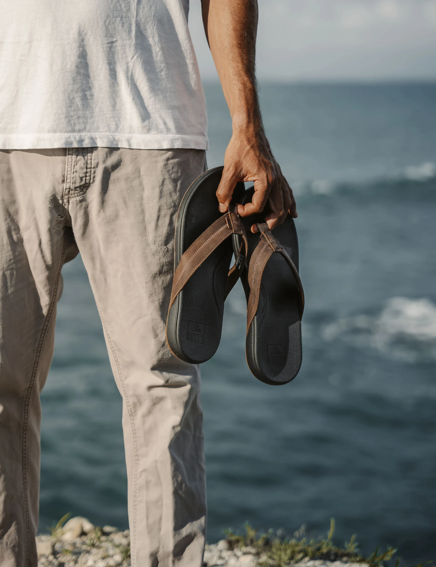 Reef Cushion Phantom 2.0 Leather Flip Flops 2 Reef Cushion Phantom 2.0 Leather Flip Flops - Image 2