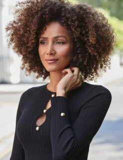 Cut Out Gold Button Detail Midaxi Dress -Marksandspencer Sale Store Cut Out Gold Button Detail Midaxi Dress 2