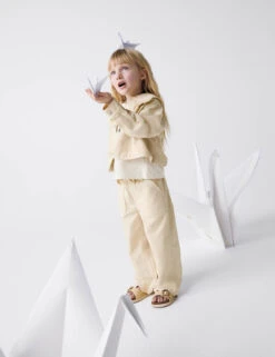 Denim Embroidered Shacket (2-8 Yrs) -Marksandspencer Sale Store Denim Embroidered Shacket 2 8 Yrs 1 2