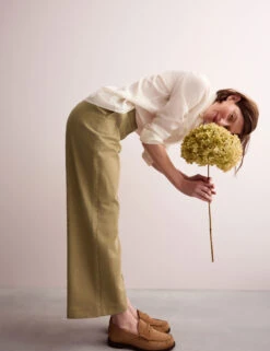 Jaeger Denim Straight Leg Trousers 23 Jaeger Denim Straight Leg Trousers -Marksandspencer Sale Store Denim Straight Leg Trousers 7