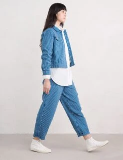 Denim Striped Jacket