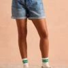 Joules Denim Turn-Up Shorts 11 Joules Denim Turn-Up Shorts -Marksandspencer Sale Store Denim Turn Up Shorts