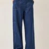 MONSOON Elasticated High Waisted Straight Leg Jeans -Marksandspencer Sale Store Elasticated High Waisted Straight Leg Jeans