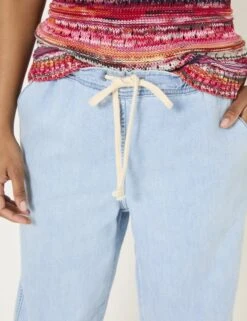 Elasticated Wide Leg Jeans -Marksandspencer Sale Store Elasticated Wide Leg Jeans 3