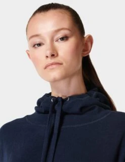 Sweaty Betty Escape Cotton Blend Fleece Relaxed Hoodie -Marksandspencer Sale Store Escape Cotton Blend Fleece Relaxed Hoodie 3