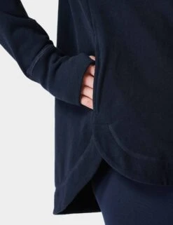 Sweaty Betty Escape Cotton Blend Fleece Relaxed Hoodie -Marksandspencer Sale Store Escape Cotton Blend Fleece Relaxed Hoodie 4