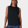 Sweaty Betty Essential Cotton Rich Crew Neck Vest Top -Marksandspencer Sale Store Essential Cotton Rich Crew Neck Vest Top