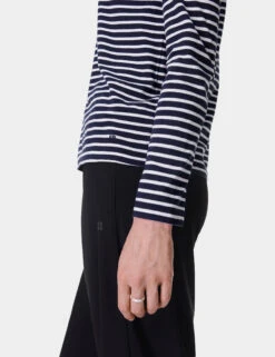 Sweaty Betty Essential Cotton Rich Striped Top -Marksandspencer Sale Store Essential Cotton Rich Striped Top 6