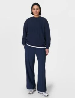 Sweaty Betty Explore More Cotton Rich Longline Sweatshirt -Marksandspencer Sale Store Explore More Cotton Rich Longline Sweatshirt 2