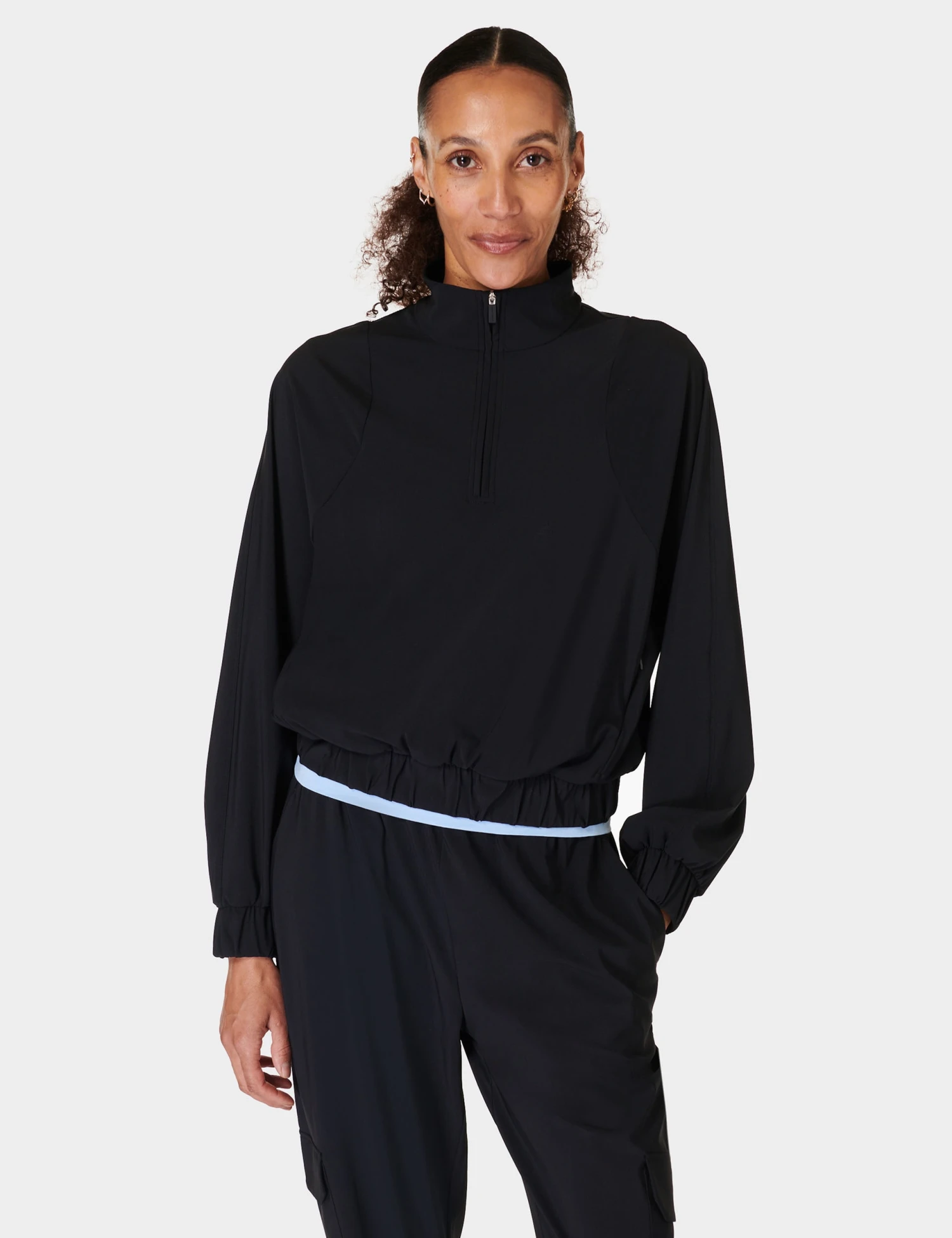 Sweaty Betty Explorer Funnel Neck Half Zip Sweatshirt 1 Sweaty Betty Explorer Funnel Neck Half Zip Sweatshirt