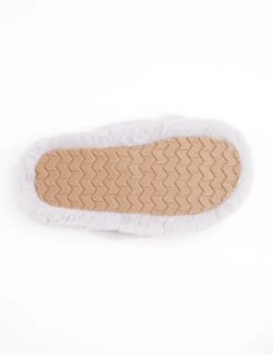 Faux Fur Crossover Open Toe Slider Slippers -Marksandspencer Sale Store Faux Fur Crossover Open Toe Slider Slippers 4