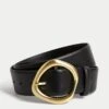 Faux Leather Waist Belt -Marksandspencer Sale Store Faux Leather Waist Belt