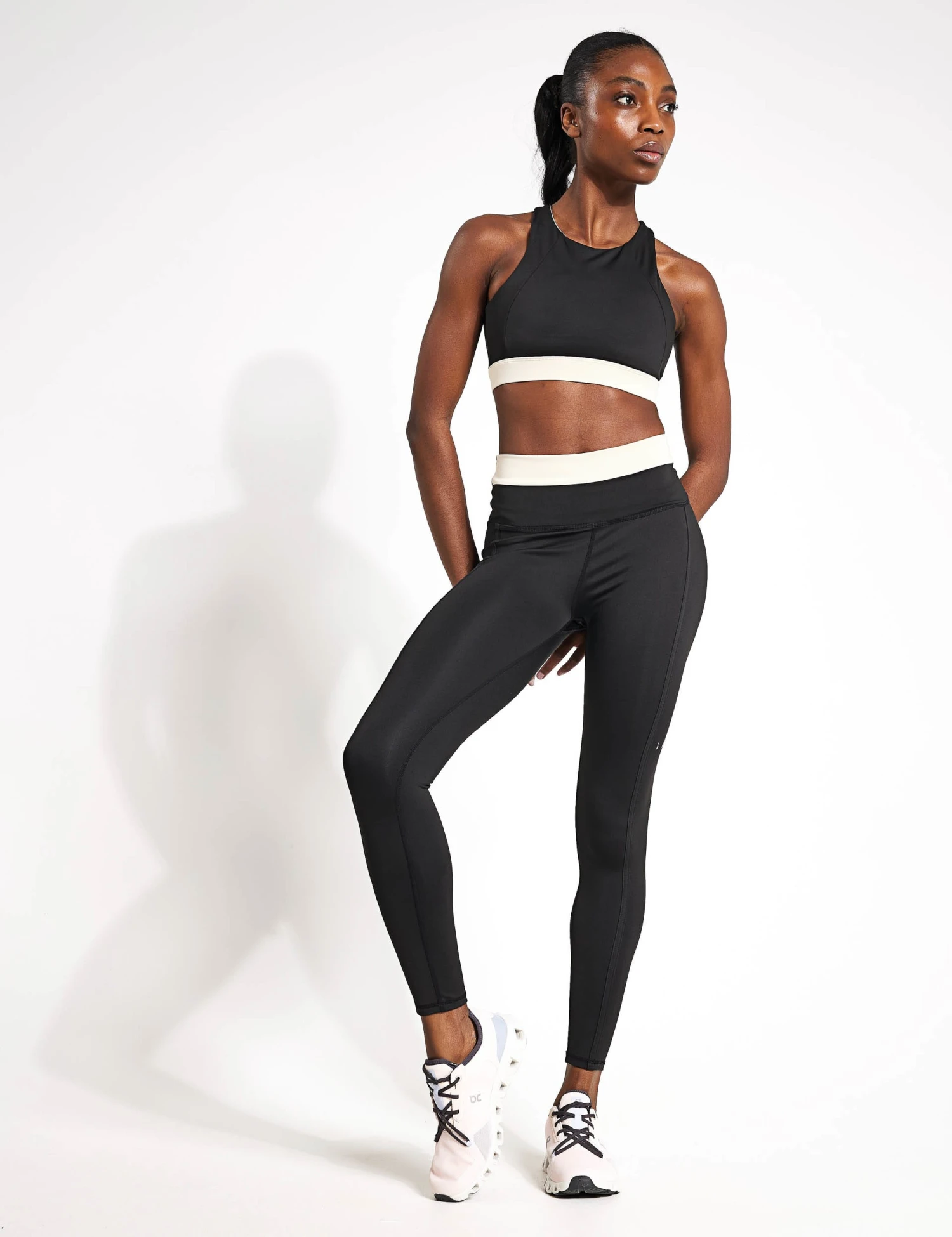 Born Fiorella Crew Neck Cross Back Crop Top 2 Born Fiorella Crew Neck Cross Back Crop Top - Image 2