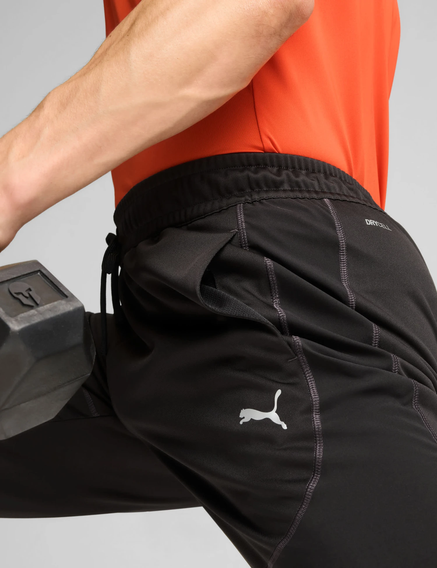 Puma Flex Tapered Fit Elasticated Waist Joggers 3 Puma Flex Tapered Fit Elasticated Waist Joggers - Image 3