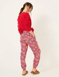 Floral Ankle Grazer Joggers -Marksandspencer Sale Store Floral Ankle Grazer Joggers 3