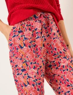 Floral Ankle Grazer Joggers -Marksandspencer Sale Store Floral Ankle Grazer Joggers 4