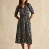 Joules Floral V-Neck Midi Waisted Dress 33 Joules Floral V-Neck Midi Waisted Dress -Marksandspencer Sale Store Floral V Neck Midi Waisted Dress