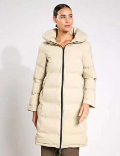 Born Funnel Neck Longline Puffer Coat -Marksandspencer Sale Store Funnel Neck Longline Puffer Coat 2
