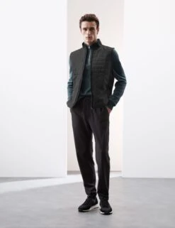 Funnel Neck Quilted Gilet -Marksandspencer Sale Store Funnel Neck Quilted Gilet 2