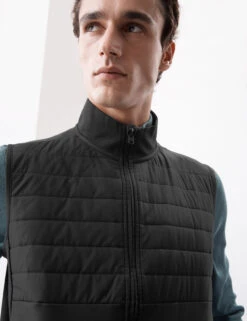 Funnel Neck Quilted Gilet -Marksandspencer Sale Store Funnel Neck Quilted Gilet 3