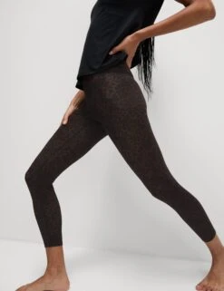 Go Balance Printed Wrap Waist 7/8 Yoga Leggings -Marksandspencer Sale Store Go Balance Printed Wrap Waist 7 8 Yoga Leggings 5