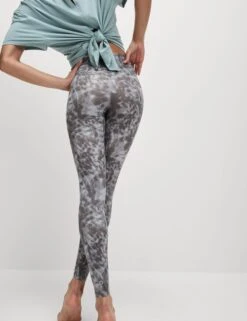 Go Balance Printed Wrap Waist Yoga Leggings -Marksandspencer Sale Store Go Balance Printed Wrap Waist Yoga Leggings 3