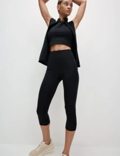 Go Move Cropped Gym Leggings -Marksandspencer Sale Store Go Move Cropped Gym Leggings 2
