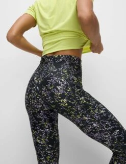 Go Move Printed Cropped Gym Leggings -Marksandspencer Sale Store Go Move Printed Cropped Gym Leggings 2