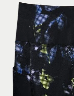 Go Train Printed High Waisted Gym Leggings -Marksandspencer Sale Store Go Train Printed High Waisted Gym Leggings 5