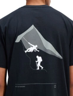 Berghaus Grappled Pure Cotton Crew Neck T-Shirt -Marksandspencer Sale Store Grappled Pure Cotton Crew Neck T Shirt 5