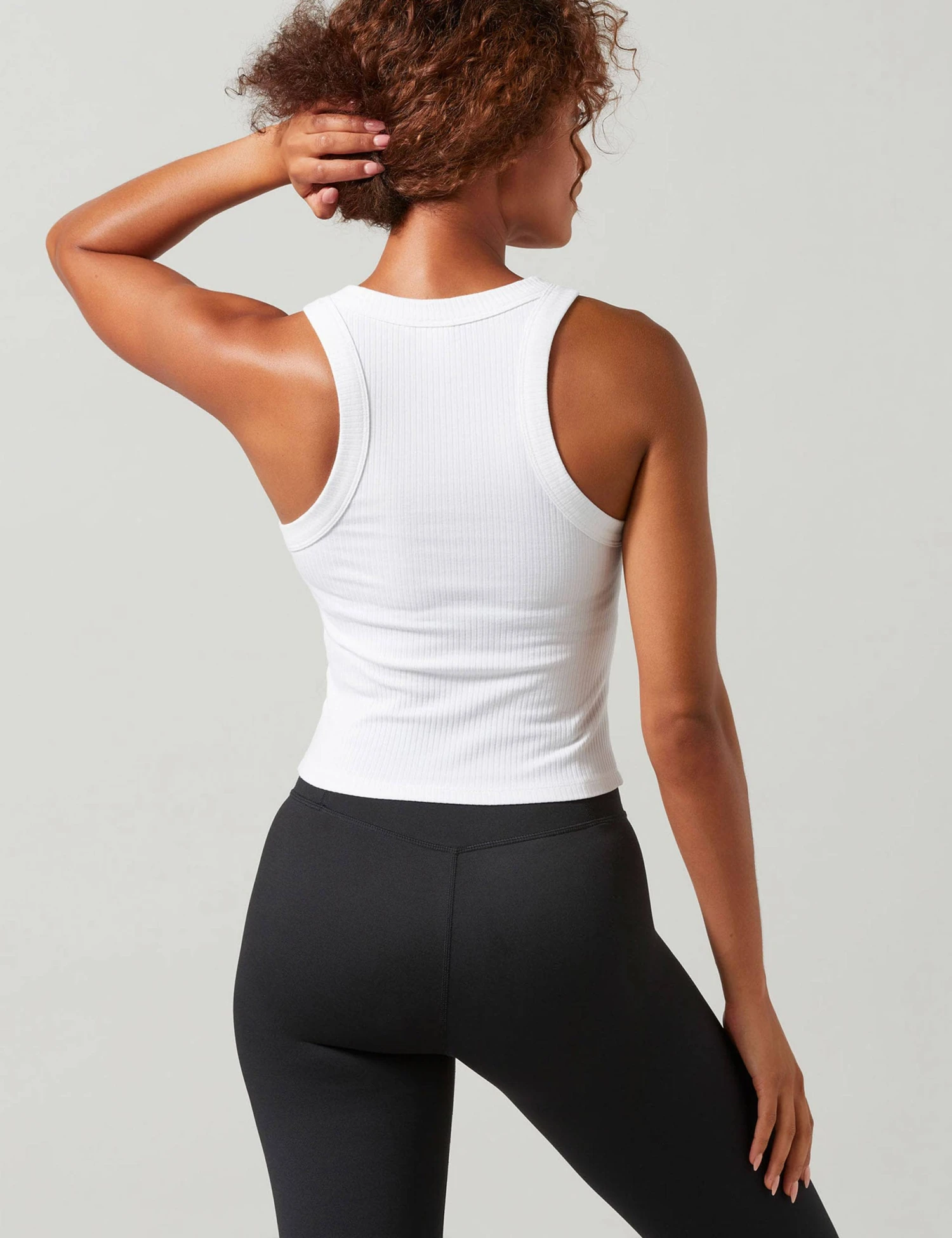 Harmony Cotton Rich Racer Back Vest Top 4 Harmony Cotton Rich Racer Back Vest Top - Image 4