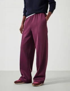 Harrison Elasticated Waist Wide Leg Joggers -Marksandspencer Sale Store Harrison Elasticated Waist Wide Leg Joggers 3