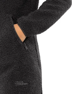 Jack Wolfskin High Curl High Neck Longline Fleece Jacket -Marksandspencer Sale Store High Curl High Neck Longline Fleece Jacket 2