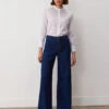 High Waisted Button Front Wide Leg Jeans -Marksandspencer Sale Store High Waisted Button Front Wide Leg Jeans