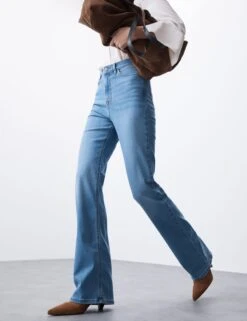 High Waisted Flared Jeans